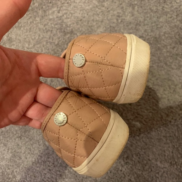 Pink Quilted Steve Madden Slip On Sneakers - Picture 4 of 6